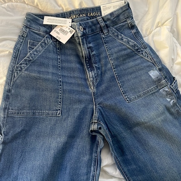 American Eagle CURVY wide leg Jean NWT - Picture 2 of 5